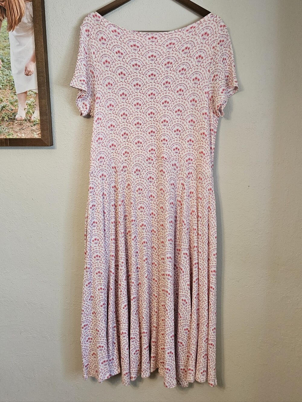 Posh Peanut Women's Pink Scoop Neck Bamboo Dress NWT Size 2XL - Picture 5 of 8